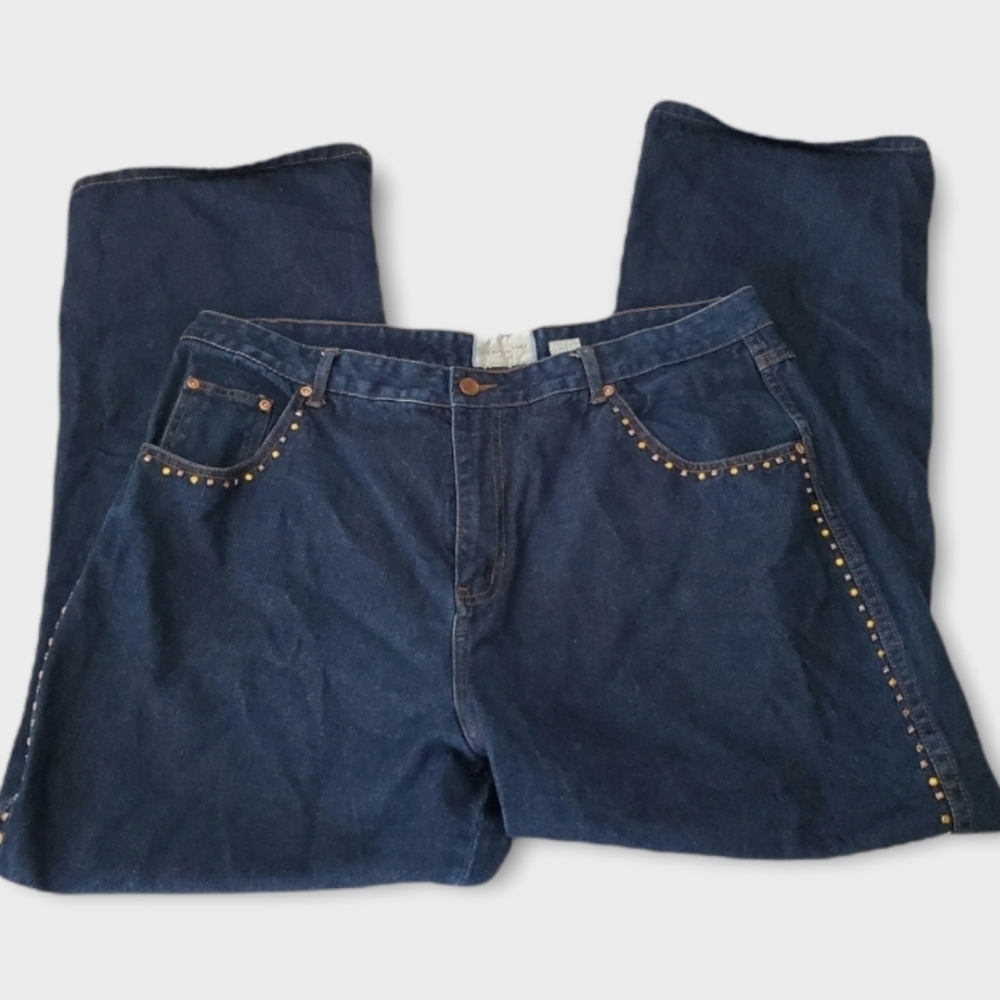 Capistrano Gold Beaded Jeans